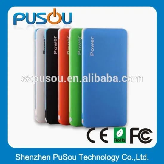 High Capacity 5000-10000mah dual usb output mobile charger rechargeable power bank