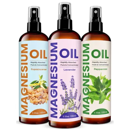 Minerals Magnesium Oil Spray for Muscle Relief Calm Sleep