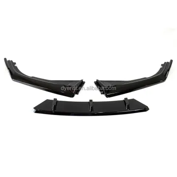 3pcs Front Bumper Lip Splitter ABS Front Lip Spoiler for Honda Accord 10th Gen 2018-2021