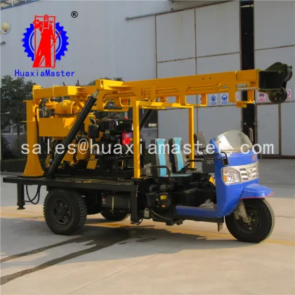 XYC-200A tricycle-mounted hydraulic core drilling rig/Tricycle diamond core drills sale