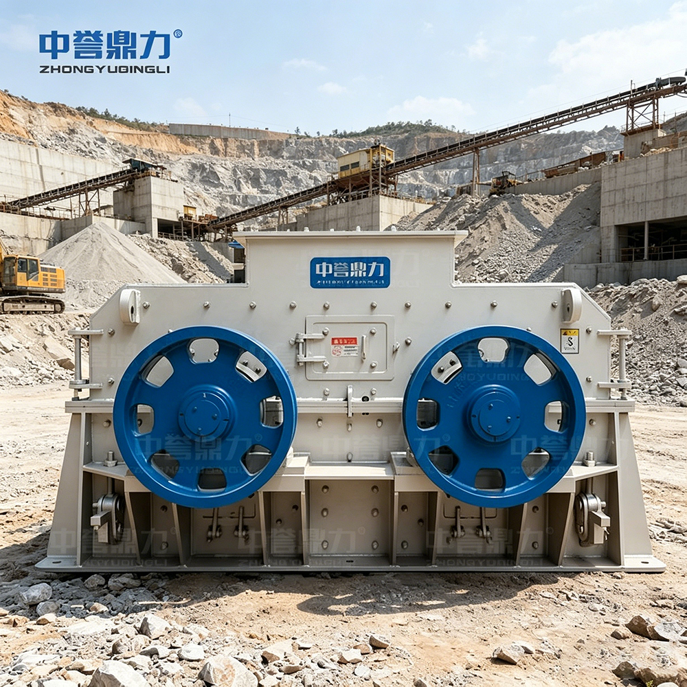 hydraulic cover opening crusher