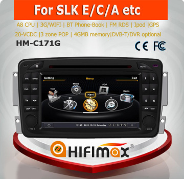 Hifimax car navigation FOR Benz C-W203:(2000-2005) WITH A8 CHIPSET DUAL CORE 1080P V-20 DISC WIFI 3G INTERNET DVR