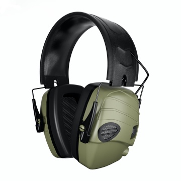 Defender Tactical Portable Rail Adapter Microphone Headset with Noise Reduction Earmuffs and Electronic Hearing Protection