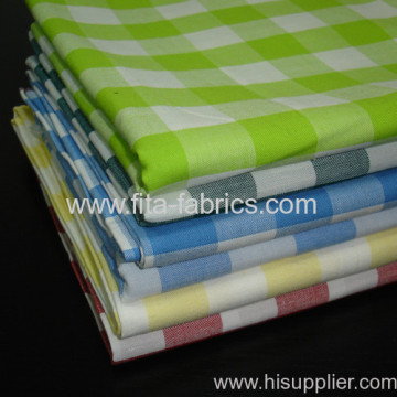100%cotton Yarn Dye Large Grid Cloth 