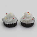 Groothandel Leuke Cupcake Vormige Kralen Slijm Voor DIY Speelgoed decor Kralen Slijm Keuken Koelkast Ornamenten Charms