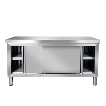 2022 Kitchen Operating Countertop Storage Cabinet Tavoli in Acciaio