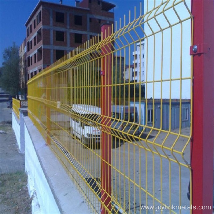 Pvc Coated 3d V Bending Curved fence