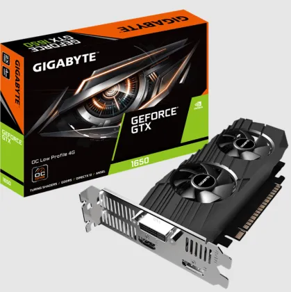 Buy GIGABYTE GeForce GTX 1650 4GB GDDR6 PCI Express 3.0 x16 Low Profile Ready Video Card GV-N1656OC-4GL Online