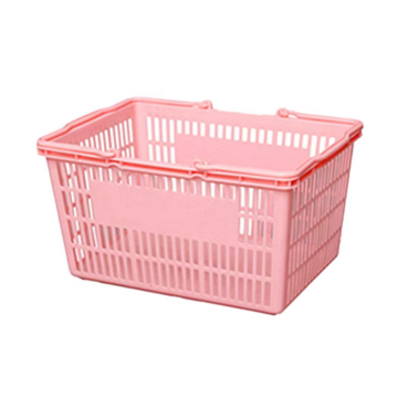 Plastic Supermarket Shopping Hand Basket