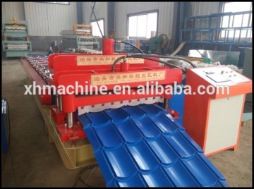 828 Energy Saving Used Glazed Tile Roof Panel Roll Forming Machine
