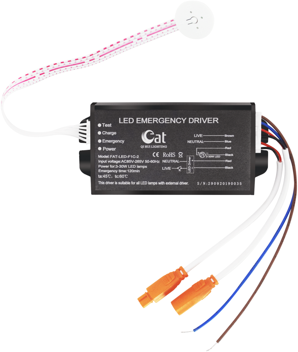 3-4W CE Half Power LED Conducteur du conducteur d'urgence