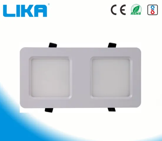 White ceiling LED panel light