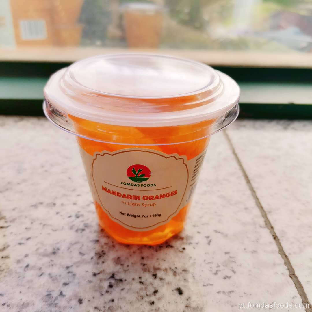Mandarin laranjas 198g em xarope claro
