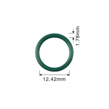 Kits de inyector de combustible Sellos de goma negros O-Ring verde
