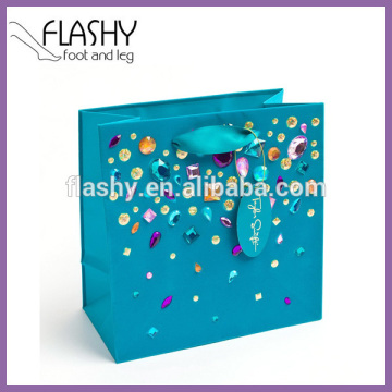 Customized Paste Crystal Gift Bag Shopping Paper Bag Gift Bag