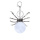 Clear Crystal 16MM Ball Antique Silver Spider Pendant (47x40mm) Keychain