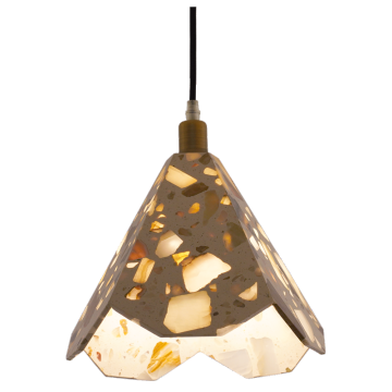 Изготовленная подвеска-пятиугольник из терранццо