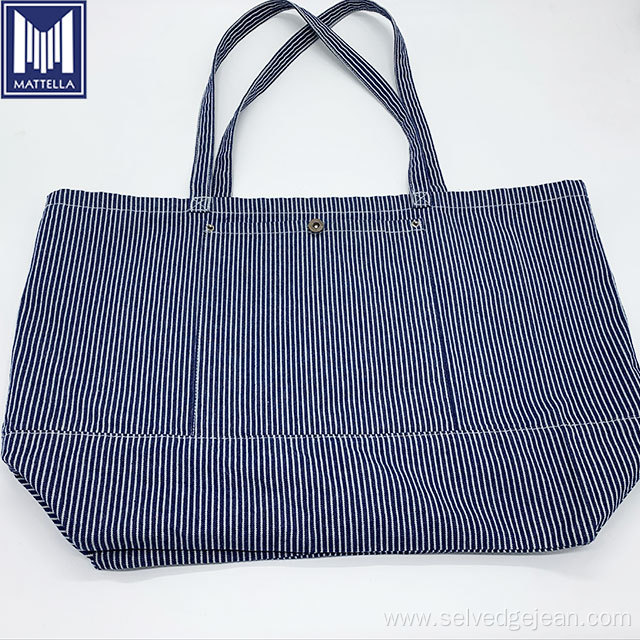 Reusable Denim Hand Bags Tote Shoulder Bag