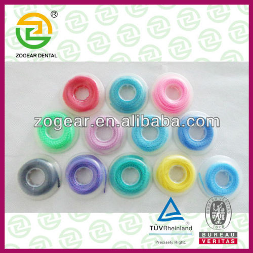 orthodontic elastic ligature tie