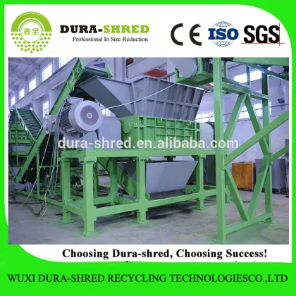 Dura-shred 2016 new waste rubber crushing machines for sale