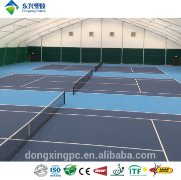 ITF PVC vinyl tennis court sports flooring
