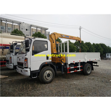 SINOTRUK 2 Tôn Xe Cẩu Cần trục