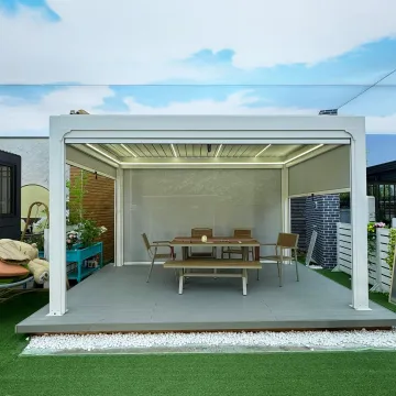 Uplion Modern Custom Electric Patio Canopy Gazebo