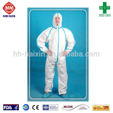 Waterproof Disposable Microporous workwear/Microporous Protective Clothing/Spunbond Microporous Suit