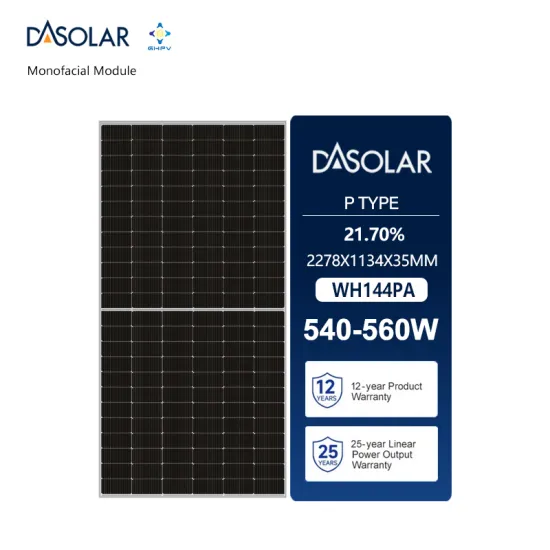 Qcells High-Power DAS Solar Panels: 540W to 560W Monofacial PV Modules