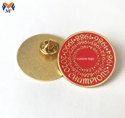 Metal Customized Round Be Kind Enamel Pin