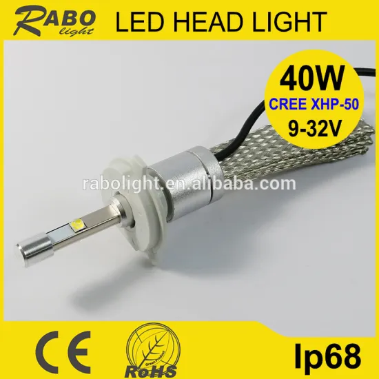 Auto led headlight, 5x7 led headlight , fanless led headlight conversion kit