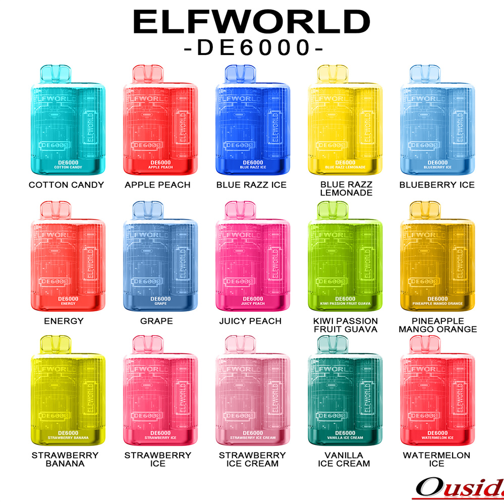 ElfWorld DE6000 Watermelon Ice Disposable Vape