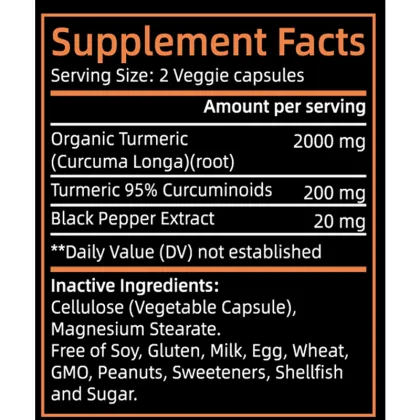 Curcumin Turmeric Increased Absorption curcumin supplements