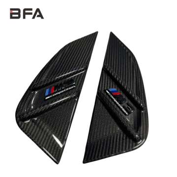 OEM Style Dry Carbon Fiber Fender Badge for BMW G80 M3