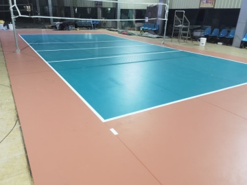 pavimentazione della palestra sportiva