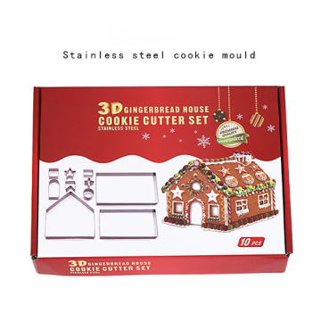 Hot Sale Christmas Stainless Steel Bakeware Mold Set