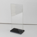 Clear Acrylic Desktop Sign Holder Ακρυλικό Βάση οθόνης