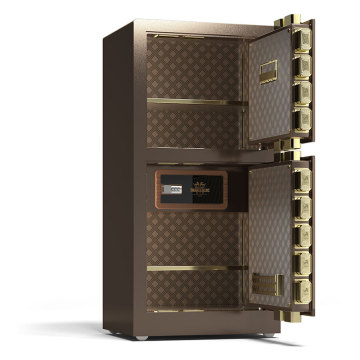 Tiger Safes 2-Door Brown 120 ซม. ล็อคไฟฟ้าสูง