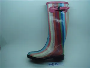 Fashion design pvc rain boots