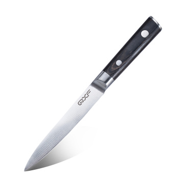 High -End 5 -Zoll volles Tang Edelstahl Küchenmesser mit Pakkawood Griff