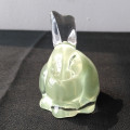 Rabbit Shape Glass Home Decoration