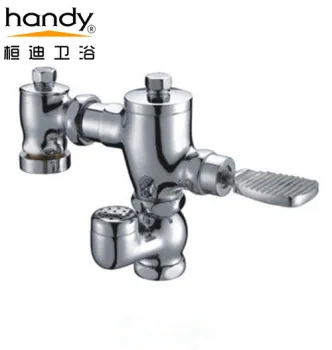 Self Closing Foot Pedal Toilet Flushing Valves