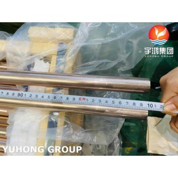 ASTM B111 C70600 Copper Nickel Alloy SMLS Tube