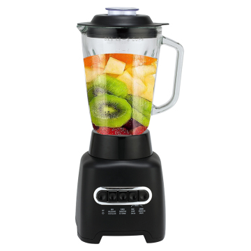 Matt Black 1.5L Tritan Countertop Blender for Smoothies and Shakes