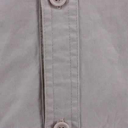 New Style Khaki Short Cotton Shirt