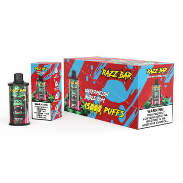 Top-rated disposable vape Razz Bar 15000 puffs