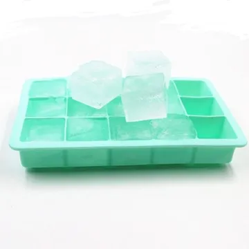 15 Grid Food Grade Silicone Ice Tray Home with Lid DIY Ice Cube Mold Square Shape Ice Cream Maker Kitchen Bar Accessories
