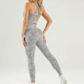 Camouflage Print Two Piece Yoga Sets
