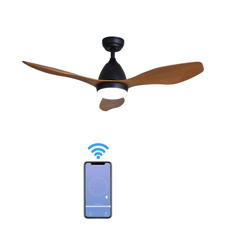 New design model wooden blade ceiling fan