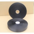 Black slit edge single side polyester satin ribbon